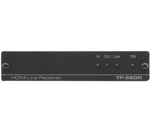 Приемник HDMI, RS-232 и ИК по витой паре HDBaseT; до 70 м, поддержка 4К60 4:2:0/ 4K60 4:2:0 HDMI HDCP 2.2 Receiver with RS–232 & IR over Long–Reach HDBaseT (TP-580R)