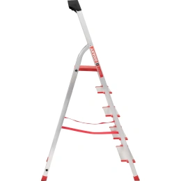 Стремянка Gigant анодированные боковины, 5 ступеней, PROFI AAA-05