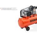 Ременной компрессор (100 л; 10 бар; 430 л/мин) Gigant BCL-100