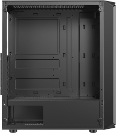 Корпус Оклик OCC-MD303 черный без БП ATX 6x120mm 2xUSB2.0 1xUSB3.0 audio bott PSU