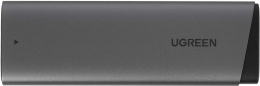 Бокс внешний для жесткого диска UGREEN CM767 35267 M.2NVME Hard Drive Enclosure 10Gbps с кабелем USB-C-USB-C. Цвет: серый