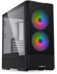 Корпус Lian Li LANCOOL 207RX Черный G99.LAN207RX.00 материал: сталь, окно: закалённое стекло, 2хUSB3.0, 1хUSB 3.1 Type-C, Audio, без БП, 2х2.5/3.5", 7 слотов расширения, ATX, длина видеокарты: 375 мм, высота кулера: 180 мм, воздушное охлаждение: сперед