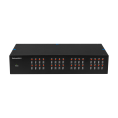 Управляемый USB over IP концентратор DistKontrolUSB-32 с 32 портами USB c 2 блоками питания / Ethernet 2 x 10/100/1000 Mb / Защитный модуль с замком