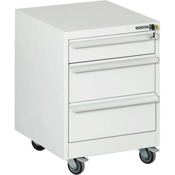 Подкатная тумба VIKING 490х580х610 мм ТП-01/S ESD RAL7035