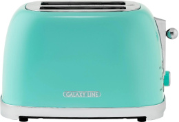 Тостер Galaxy Line GL 2917 900Вт бирюзовый (ГЛ2917Л)