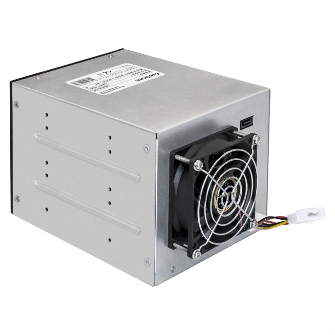 Корзина для HDD ExeGate HS435-02 универсальная, на 4*3,5"/2.5" SATA HDD, занимает 3*5,25" отсека, RTL EX291657RUS