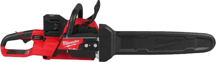 Электропила цепная Milwaukee M18F2CHS50-0 (4933480120) (цепная, двухаккумуляторная, Li-on, длина цепи: 50 см, толщина: 1.3 мм, емкость бака для масла: 169 мл, скорость цепи: 14.3 м/с)