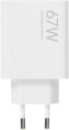 Сетевое зар./устр. Xiaomi 67W HyperCharge Power Adapter 67W 3.25A PD USB универсальное белый BHR07SKEU