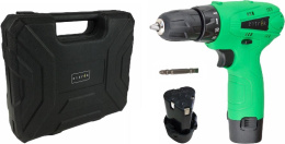 Дрель-шуруповерт Zitrek Green 12-Li аккум. патрон:быстрозажимной кейс в комплекте 063-4072
