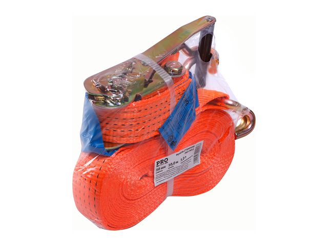 Ремень стяжной с крюком 5т, 12м PRO STARTUL PRO-9013