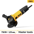 Угловая шлифмашина сетевая DELI DL-JM125-E2 (750Вт, 125мм, 12000об/мин, картон) 166255