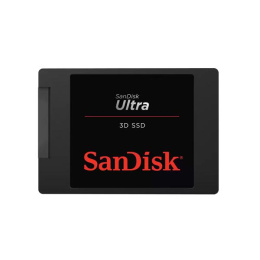 Твердотельный накопитель SanDisk Ultra 3D SSD 2,5” SATA 500Gb, TBW 200, SDSSDH3-500G-G26, 1 year