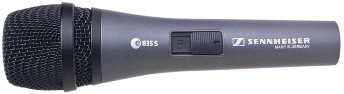 Микрофон проводной Sennheiser E 835-S черный (004514)