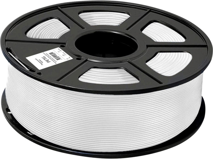 Пластик Cactus CS-3D-PETG-1KG-T-WHT PETG/ 1.75мм/ 1кг/ 316м/ белый прозрачный