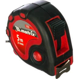 Рулетка 5 м х 25 мм Status 3 fixations MATRIX 31035