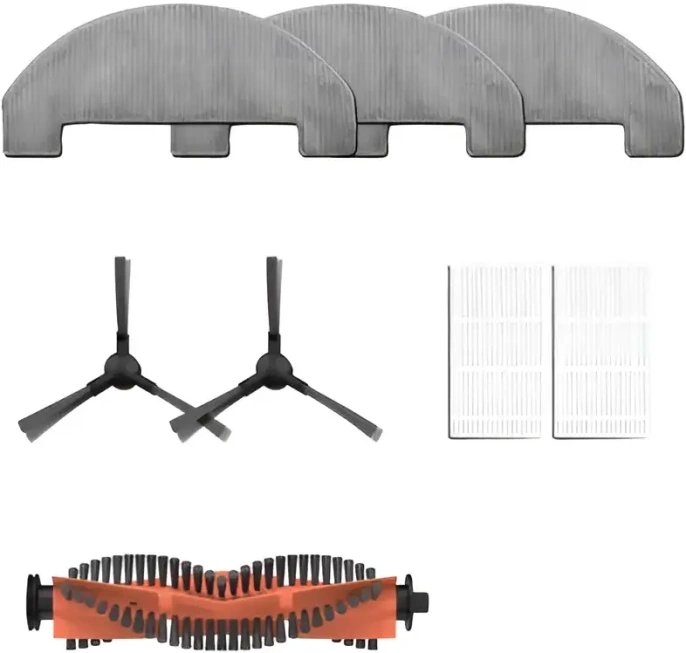 Компоненты Dreame Accessories Kit (RAK53) (для Dreame Trouver Robot Vacuum E10 1Main Brush+2Side Brush+2HEPA+3Mop Pad)