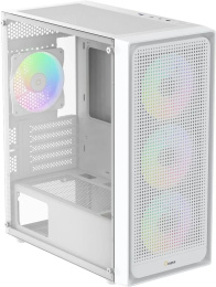 Корпус ПК без блока питания Case Ocypus Gamma C50 WH ARGB, Mini-Tower, TG, 4x120mm ARGB, 1xUSB-A 3.0 + 2xUSB 2.0, mATX, mITX White (Gamma-C50-WHG400XX-GL)