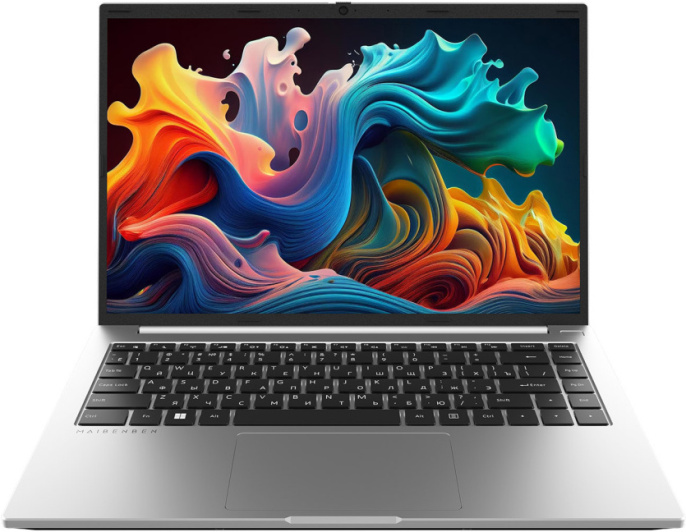 Ноутбук Maibenben S14B-R560UM [S14B-R560UMFQSLSRE0] Silver 14.5" {QHD 3072x1920  R5-6600H/ 16Gb/ 512Gb SSD/ Linux}