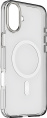 Чехол для смартфона Momax CaseForm Play для iPhone 16 MXAP24ST совместимость с MagSafe, покрытие с защитой от УФ-излучения, поверхность: матовая, материал: полиуретан, алюминий, цвет: прозрачный