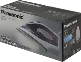 Утюг Panasonic NI-M300TVTW, с паровым ударом, 1800Вт, белый и фиолетовый