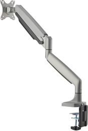 Кронштейн для мониторов ЖК Digma D-MM301, до 45", до 15кг, крепление к столешнице, поворот и наклон, серый