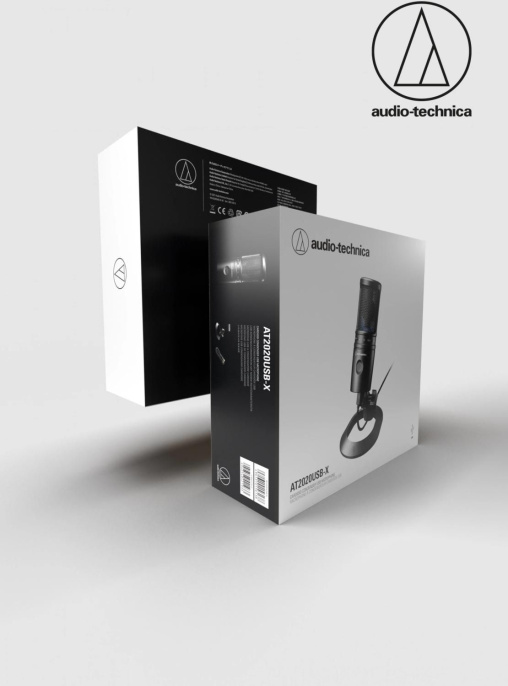 Микрофон проводной Audio-Technica AT2020USBX 2.0м черный