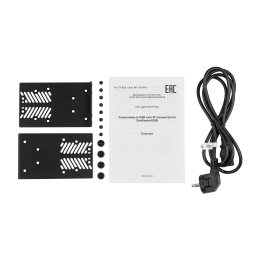 Управляемый USB over IP концентратор DistKontrolUSB-32 с 32 портами USB c 2 блоками питания / Ethernet 2 x 10/100/1000 Mb / Защитный модуль с замком