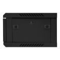 Шкаф телекоммуникационный 19" настенный 4U ExeGate EC-WM-4U.450.M.BLACK 19”, 4U, 600x450x280mm ШхГхВ , передняя дверь металл, съемные боковые панели, пыле- и влагозащита IP23, черный RAL 9004 EX300252RUS