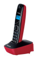 Радиотелефон Panasonic KX-TG1611RUR, красный и черный