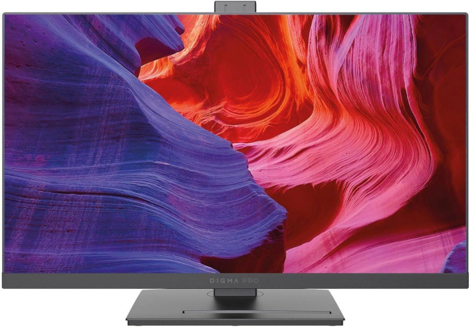 Моноблок Digma Pro Vision [DM23P5-ADXW04] 23.8" Full HD i5 1235U/16Gb/SSD512Gb Iris Xe/CR/W11Pro/kb/m/черный 1920x10