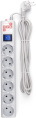 Сетевой фильтр PowerCube SPG 5+1 -B-10, 3м, серый [spg 5+1 -b-10-grey]