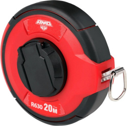 Рулетка строительная Amo R630 дл.полотна 20м изм.шкала в см зацеп простой красный/черный 851605