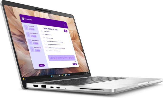 Ноутбук ноутбук Dell Pro 14 Plus PB14250 Core Ultra 5 236V 14,0" FHD+,300nit AG,16 GB LPDDR5,512GB SSD, Intel  Arc graphics,3cell ,Backlit,FPR,Thunderbolt,Linux,1,4kg,2y,KB Eng/Rus,Platin Silver
