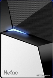 Внешний накопитель SSD USB3.2 Netac 120GB Z7S NT01Z7S-120G-32BK Type-C, USB-C, запись - 480МБ/с, чтение - 550МБ/с, черный