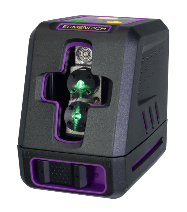 Лазерный уровень Ermenrich BASE LT40, фиолетовый