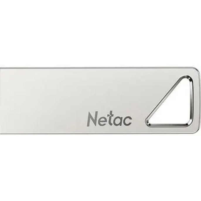 Netac USB Drive 4GB U326 NT03U326N-004G-20PN , USB2.0, металлическая плоская
