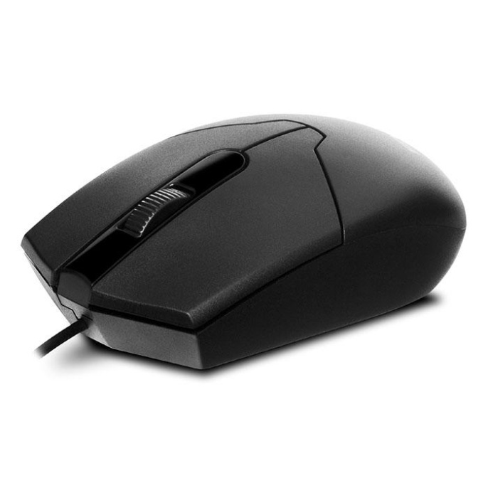 Мышь Sven RX-30 Black SV-018214 полноразмерная мышь для ПК, проводная USB, сенсор оптический 1000 dpi, 3 кнопки, колесо с нажатием