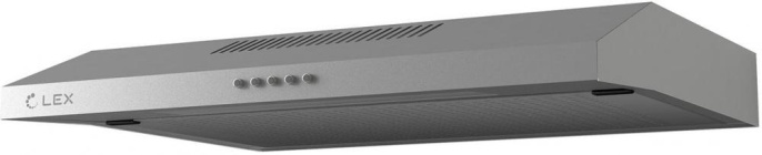 Вытяжка козырьковая Lex S 500 IX нержавеющая сталь управление: кнопочное 1 мотор