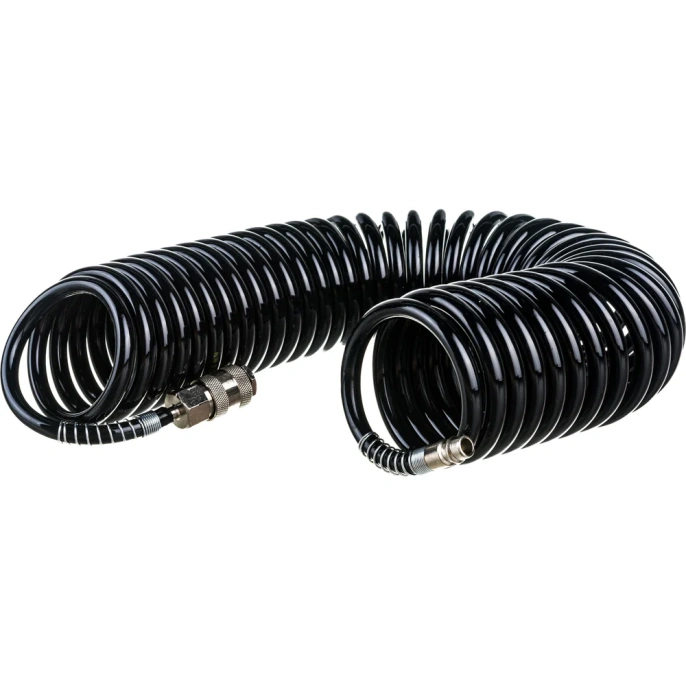 Шланг спиральный 10 м; 8х10 мм; 12 атм для пневмоинструмента АвтоDело 42400 12921