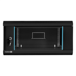 Шкаф телекоммуникационный 19" настенный 4U ExeGate EC-WM-4U.600.G.BLACK 19”, 4U, 600x600x280mm ШхГхВ , передняя дверь закаленное стекло, съемные боковые панели, пыле- и влагозащита IP23, черный RAL 9004 EX300262RUS