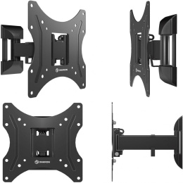 Кронштейн для телевизора ONKRON M2S, 17-43", настенный, поворот и наклон,  черный