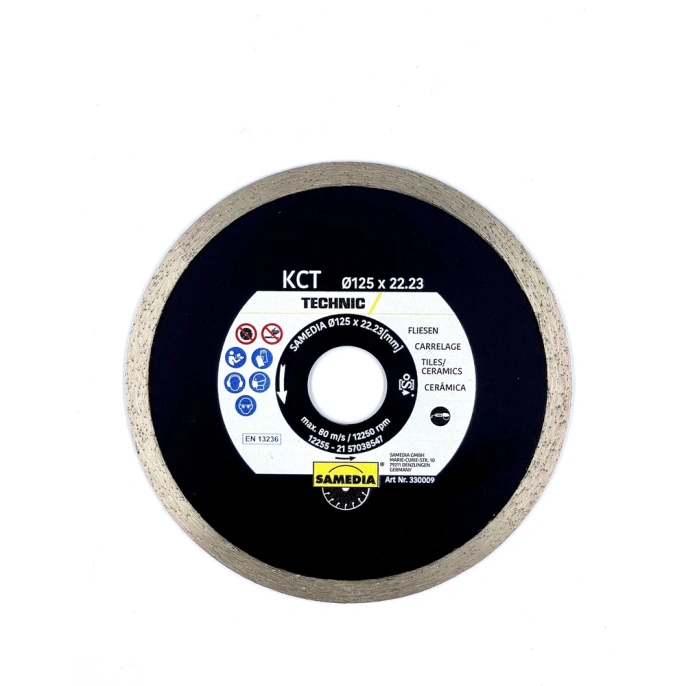 Диск для резки плитки TECHNIC KCT 125x22.23 мм SAMEDIA 330009