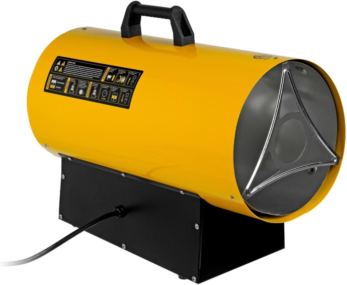 Газовая тепловая пушка DENZEL GHG-15i,  15кВт, желтый