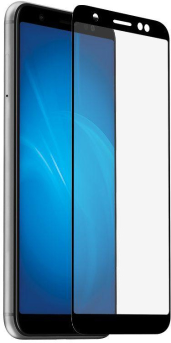 Защитное стекло для экрана DF iColor-17 для Apple iPhone XR/11 3D, 1 шт, с аппликатором для разглаживания, черный [df icolor-17 black ]