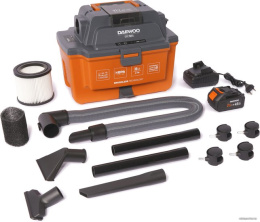 Строительный пылесос Daewoo DAVC 1621Li SET 200Вт (уборка: сухая/сбор воды/выдув) оранжевый