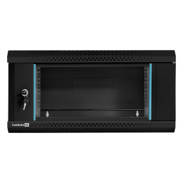 Шкаф телекоммуникационный 19" настенный 4U ExeGate EC-WM-4U.450.G.BLACK 19”, 4U, 600x450x280mm ШхГхВ , передняя дверь закаленное стекло, съемные боковые панели, пыле- и влагозащита IP23, черный RAL 9004 EX300250RUS