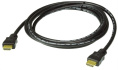 ATEN 2L-7D02H-1 Шнур, мониторный, HDMI, HDMI High Speed, Male-Male, опрессованный, 2 метр., черный, [ATEN 2L-7D02H-1]