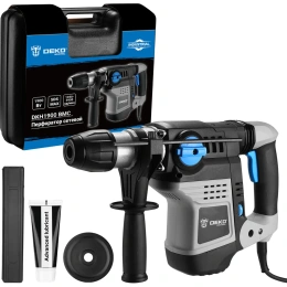 Сетевой перфоратор DEKO DKH1900, 1900 Вт, SDS-max, в кейсе 063-4258