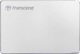 Внешний накопитель Transcend StoreJet 25C3S TS1TSJ25C3S 1TB HDD, USB 3.2 Gen1 (5 Гбит/с), 2.5", металл, цвет серебристый