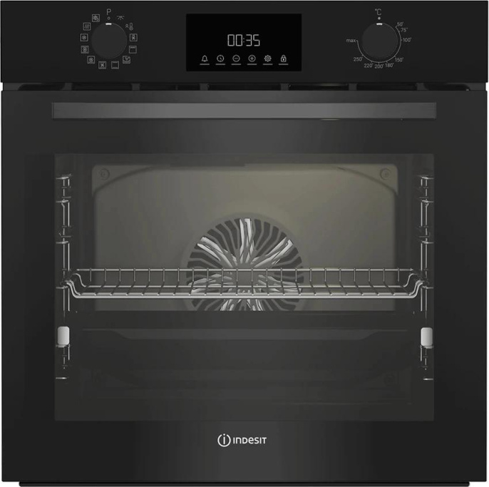 Духовой шкаф Электрический Indesit IBFTE 3841 BL черный